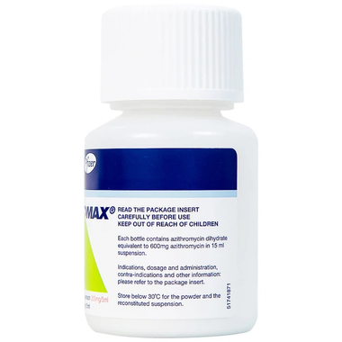 Bột pha hỗn dịch uống Zitromax 200mg/5ml điều trị các chứng nhiễm khuẩn (15ml)