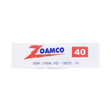 Thuốc Zoamco 40 Pymepharco điều trị rối loạn lipid máu (2 vỉ x 15 viên)