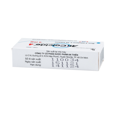 Thuốc ATI COLCIDE 4MG hỗ trợ điều trị  đau do co cứng cơ bắp cấp tính (Hộp 20 viên)
