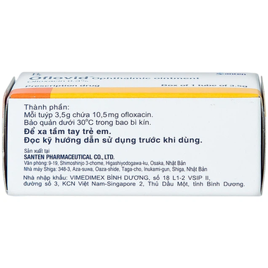 Thuốc mỡ tra mắt Oflovid ointment hỗ trợ điều trị viêm bờ mi, viêm túi lệ, lẹo (Tuýp 3.5g)