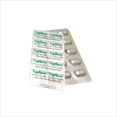 Thuốc Topflovir 300mg Điều Trị Nhiễm HIV-1, Viêm Gan B (Hộp 3 Vỉ X 10 Viên)
