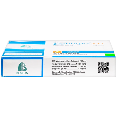 Thuốc Conoges 200mg hỗ trợ điều trị triệu chứng viêm xương khớp, viêm khớp dạng thấp (Hộp 30 viên)