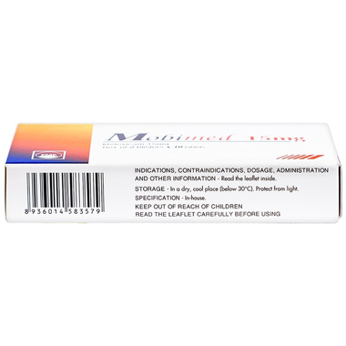 Thuốc Mobimed 15mg Pymepharco điều trị viêm khớp dạng thấp, viêm cột sống (2 vỉ x 10 viên)