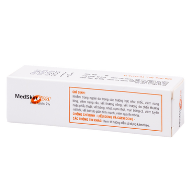 Kem bôi da MedSkin FUSI 2% DHG Pharma điều trị nhiễm trùng ngoài da (10g)