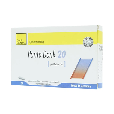 Viên nén Panto-Denk 20 điều trị bệnh trào ngược nhẹ (2 vỉ x 14 viên)