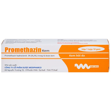 Kem bôi da Promethazine 2%: Điều trị ngứa, mày đay, côn trùng đốt hiệu quả