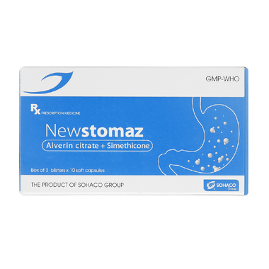 Thuốc Newstomaz hỗ trợ điều trị bệnh đường tiêu hoá (Hộp 30 viên)