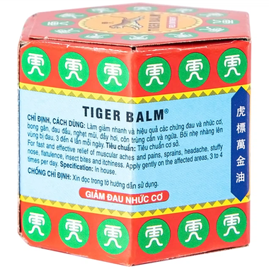 Dầu cù là Tiger Balm Red giảm đau nhức cơ (19,4g)