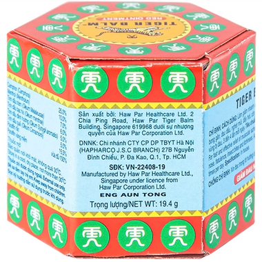 Dầu cù là Tiger Balm Red giảm đau nhức cơ (19,4g)