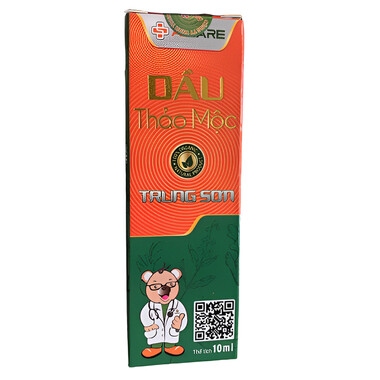 Dầu thảo mộc Trung Sơn hỗ trợ giảm căng thẳng, chống mặt, ngăn ngừa cảm cúm
