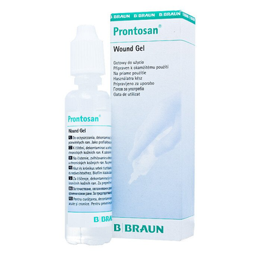 Dung dịch Prontosan Wound Gel B.Braun hỗ trợ làm mềm và rửa vết thương (Chai 30ml)