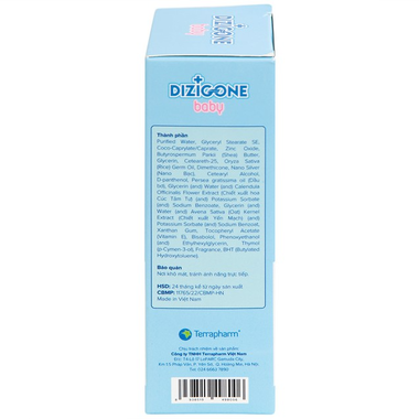 Kem bôi Dizigone Baby dưỡng ẩm dịu mẩn ngứa, hăm da em bé (30g)