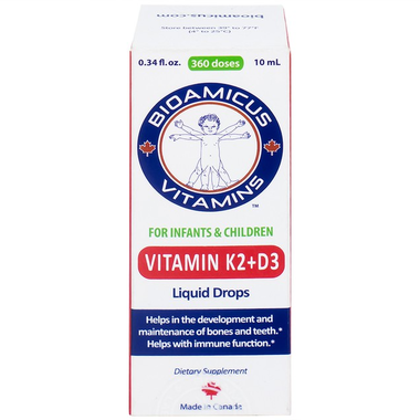 Thực phẩm bảo vệ sức khoẻ BioAmicus Vitamin K2 + D3 (10ml)