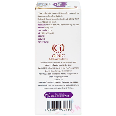 Thực phẩm bảo vệ sức khỏe Ginkid Ăn Ngon 11X Gold (125ml)