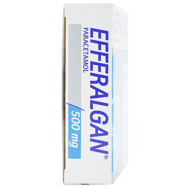 Thuốc Efferalgan 500mg giúp giảm đau, hạ sốt (4 vỉ x 4 viên)