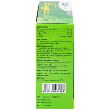 Thuốc Eugica DHG hỗ trợ điều trị ho, đau họng, sổ mũi (10 vỉ x 10 viên)Thuốc Eugica DHG hỗ trợ điều trị ho, đau họng, sổ mũi (10 vỉ x 10 viên)