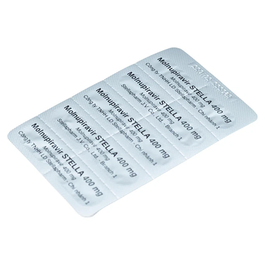 Thuốc Molnupiravir Stella 400mg hỗ trợ điều trị covid-19 (2 vỉ x 10 viên)