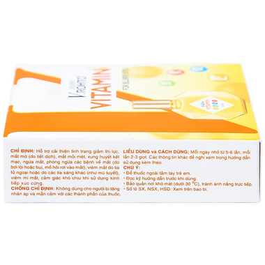 Thuốc nhỏ mắt V.Rohto Vitamin cải thiện tình trạng giảm thị lực, mắt mờ (13ml)