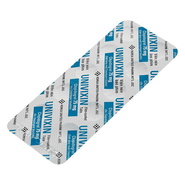Thuốc Univixin 75mg chống đông máu, ngừa đột quỵ (3 vĩ 10 viên)
