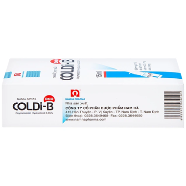 Thuốc xịt Coldi-B giảm các triệu chứng ngạt mũi, sổ mũi (15ml)