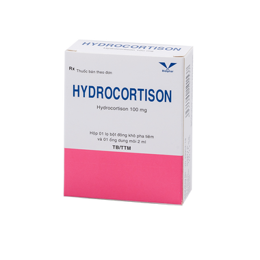Thuốc bột pha tiêm Hydrocortison J Bidiphar giúp chống viêm, chống dị ứng, chống ngứa (1 ống x 2ml)
