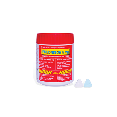 Thuốc Prednison 5mg Imexpharm điều trị viêm khớp dạng thấp (500 viên)