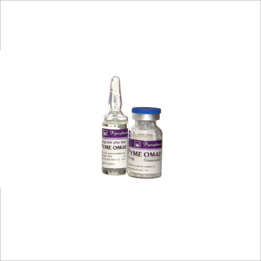 Bột pha tiêm Omestad Inj 40mg Pymepharco điều trị loét dạ dày, tá tràng (1 lọ bột x 1 ống 10 ml)