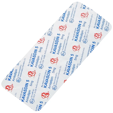 Thuốc Kavasdin 5mg hỗ trợ điều trị tăng huyết áp (Hộp 100 viên)