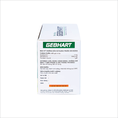 Gel uống Gebhart điều trị triệu chứng cơn đau dạ dày (30 gói x 10g)