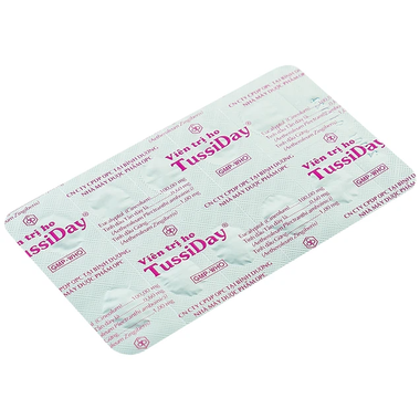 Thuốc trị ho Tussiday OPC điều trị các chứng ho, đau họng, sổ mũi (10 vỉ x 10 viên)