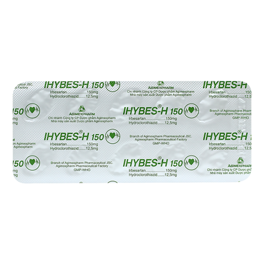 Thuốc Ihybes 150mg Điều Trị Tăng Huyết Áp Động Mạch Vô Căn (Hộp 3 Vỉ X 10 Viên)