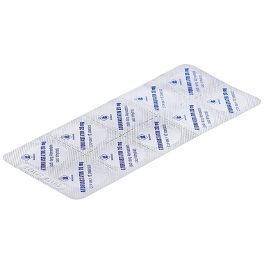 Thuốc Atorvastatin 20mg DMC điều trị tăng lipid huyết, phòng ngừa bệnh tim mạch (2 vỉ x 10 viên)