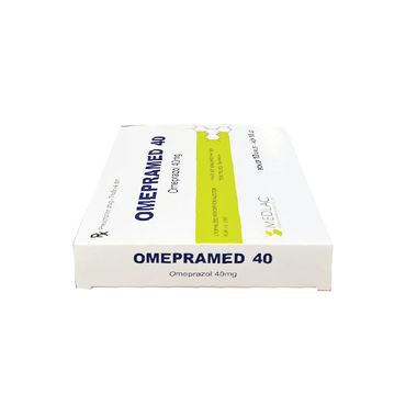 Thuốc Omepramed 40 Điều Trị Loét Dạ Dày, Tá Tràng, Trào Ngược Dạ Dày (Hộp 10 Lọ)