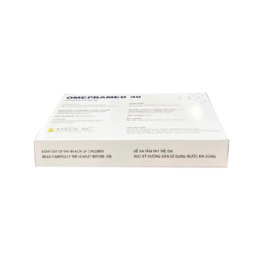 Thuốc Omepramed 40 Điều Trị Loét Dạ Dày, Tá Tràng, Trào Ngược Dạ Dày (Hộp 10 Lọ)