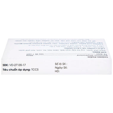 Thuốc Eprazinone 50mg Mebiphar điều trị viêm phế quản, suy hô hấp mạn tính (3 vỉ x 10 viên)