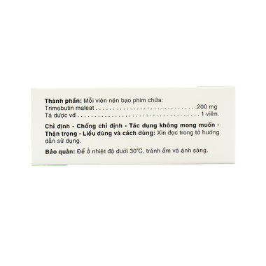 Thuốc Agitritine 200mg hỗ trợ điều trị đau do co thắt dạ dày, hội chứng ruột kích thích (Hộp 50  viên)