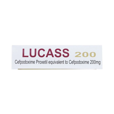 Viên nang cứng Lucass 200 Maxim điều trị viêm phổi, viêm phế quản, viêm họng (2 vỉ x 10 viên)