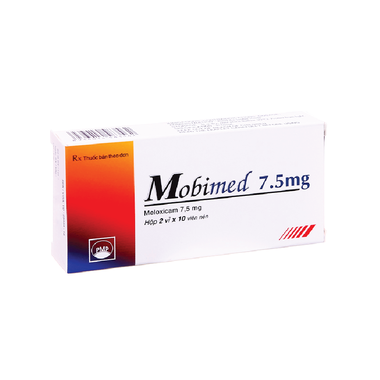 Viên nén Mobimed 7,5mg điều trị viêm khớp dạng thấp, viêm cột sống (2 vỉ x 10 viên)