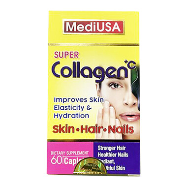 Viên uống đẹp da tóc móng Super Collagen C+ Mediusa - Hộp 60 viên