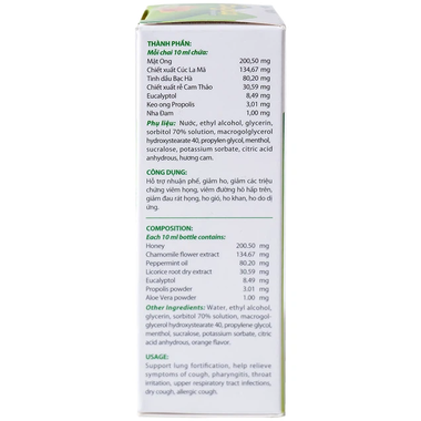 Xịt Họng Thảo Dược Eugica (Chai 10ml)