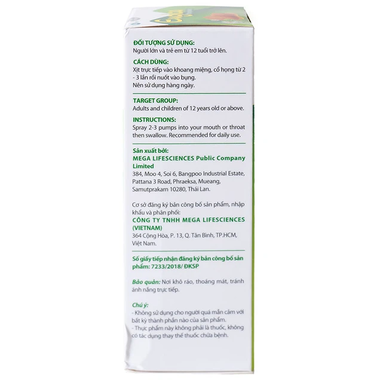 Xịt Họng Thảo Dược Eugica (Chai 10ml)
