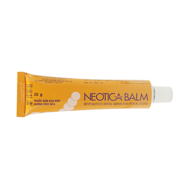 Kem bôi da Neotica Balm giảm đau nhức cơ (tuýp 25g)