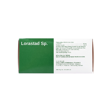 Thuốc Lorastad Sp. Stella giảm viêm mũi và mày đay mạn tính (60ml)
