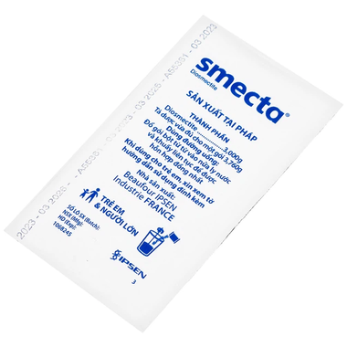 Thuốc bột pha hỗn dịch uống Smecta vị cam điều trị tiêu chảy (10 gói x 3g)