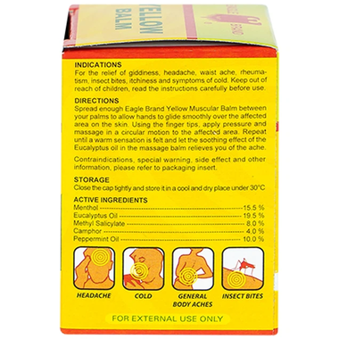 Cao Vàng Con Ó Giảm Đau Đầu, Choáng Váng, Chóng Mặt, Đau Lưng (Lốc 12 Hộp X 20g)