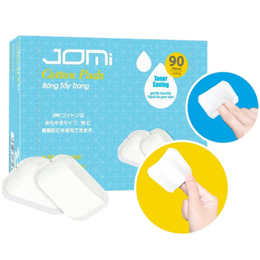Bông tẩy trang Jomi Bông Tẩy Trang Xỏ Ngón (hộp 90 miếng)