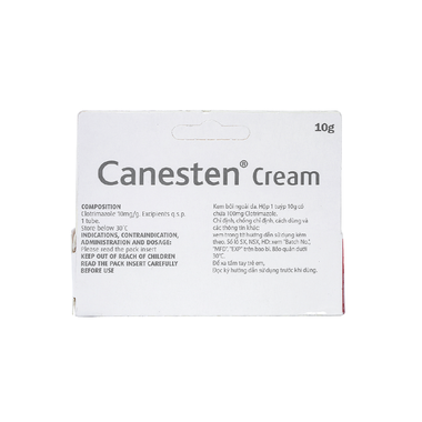 Kem bôi Canesten Cream điều trị nấm da, nấm men (10g)