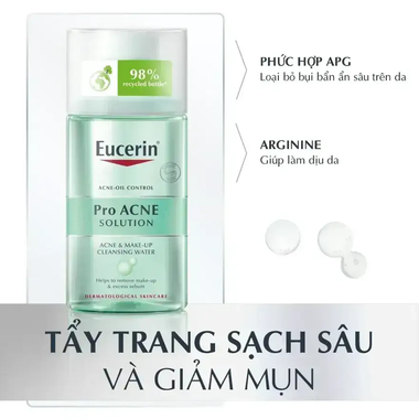 Nước tẩy trang cho da mụn Eucerin Pro Acne (125ml)