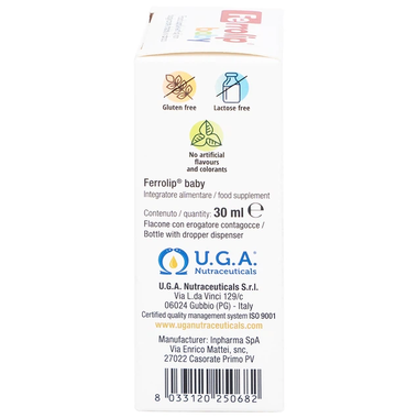 Thực phẩm bảo vệ sức khỏe Ferrolip Baby (30ml)