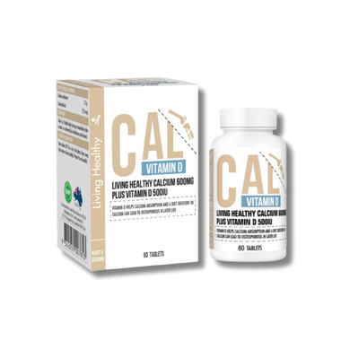 Thực phẩm bảo vệ sức khỏe Living Healthy Calcium 600mg Plus Vitamin D 500IU